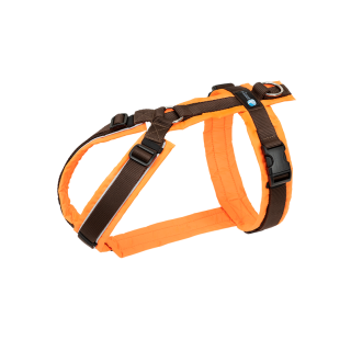 Harness Protect luminous orange/brown XXS
